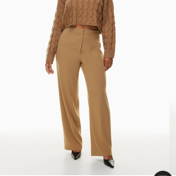 Babaton Pants - Babaton Agency High-waisted crepe pants
